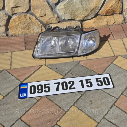 Купити Фара передняя левая Audi A3 8L, Ауди А3 с поворотником — магазин автозапчастин AutoDetal