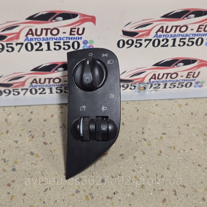 Купити Переключатель света фар Volkswagen Polo, Caddy, Seat, Фольцваген Поло, Кади, Сеат 6N1941531M — магазин автозапчастин AvtoEU