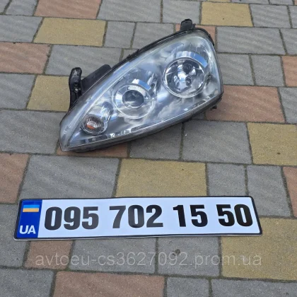 Купити Фара передняя левая с линзой Opel Corsa C, Opel Combo C, Опель Корса Ц, Комбо Ц — магазин автозапчастин AutoDetal