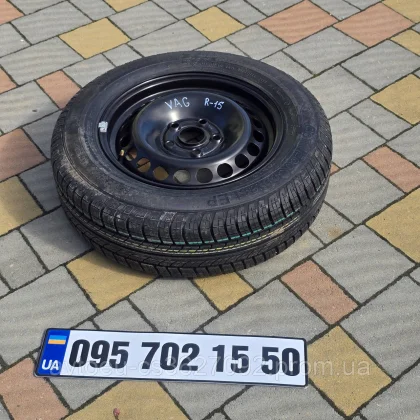 Купити Шина 195/65R-15 з диском VAG, Volkswagen 5/100, Фольцваген НОВЕ — магазин автозапчастин AutoDetal
